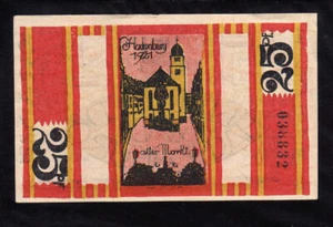 HACHENBURG - GERMANY NOTGELD - 25 PFENNIG - Picture 1 of 2
