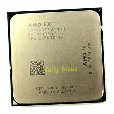 AMD FX 4130 3.8 GHz Quad-CORE FD4130FRW4MGU Socket AM3+ CPU Processor 4MB - Image 1 of 4