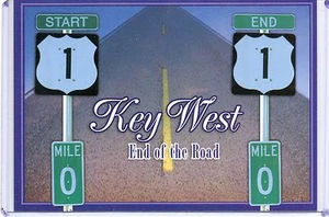 START & END ROUTE 1,END OF THE ROAD,MILE MARKER "0"-KEY WEST,FL - Picture 1 of 2