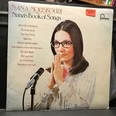 GREEK SONG BOOK  Nana Mouskouri FONTANA Import CANADA  Disc Lp Vinyl Record - Image 1 of 4