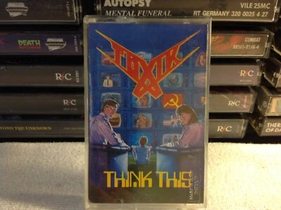 TOXIK THINK THIS HEAVY METAL CASSETTE '89 ROADRACER OG NUCLEAR ASSAULT EXODUS - Image 1 of 4
