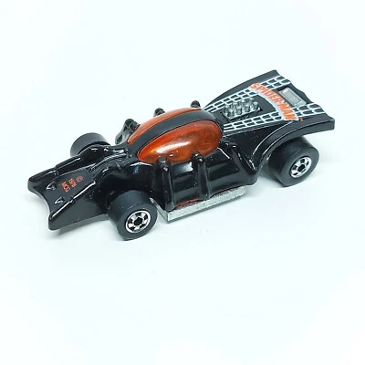 Hot Wheels Spiderman Spider Mobile 1975 negro vintage coche fundido a presión mate Foto 1 de 4