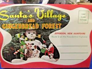 Cartolina anni '50 del villaggio di Babbo Natale Jeffersonville, N. H. - Foto 1 di 8