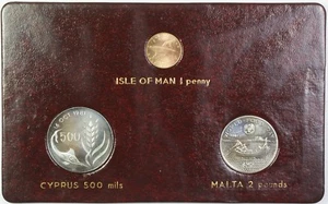 Día Mundial de la Alimentación 1981 de la FAO 16 de octubre álbum insertado, Isla de Man, Chipre, Malta - Imagen 1 de 2