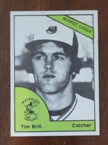 RARE 1978 TCMA MiLB Waterloo Indians TIM BRILL