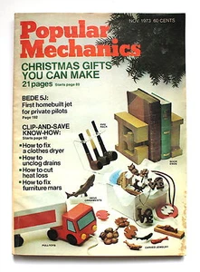 Beliebte Mechaniker NOVEMBER 1973 So reparieren Sie einen Cothes Trockner Entstopfen Abflüsse schneiden Wärme - Bild 1 von 2