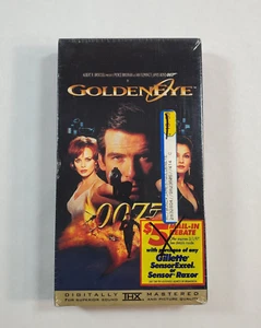 Goldeneye VHS Sealed New 1995 MGM/UA Home Video Watermark Pierce Brosnan - Imagen 1 de 7