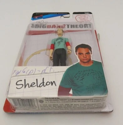 The Big Bang Theory Sheldon Action Figure Biff Bang Pow Brand 2016 - Image 1 of 4