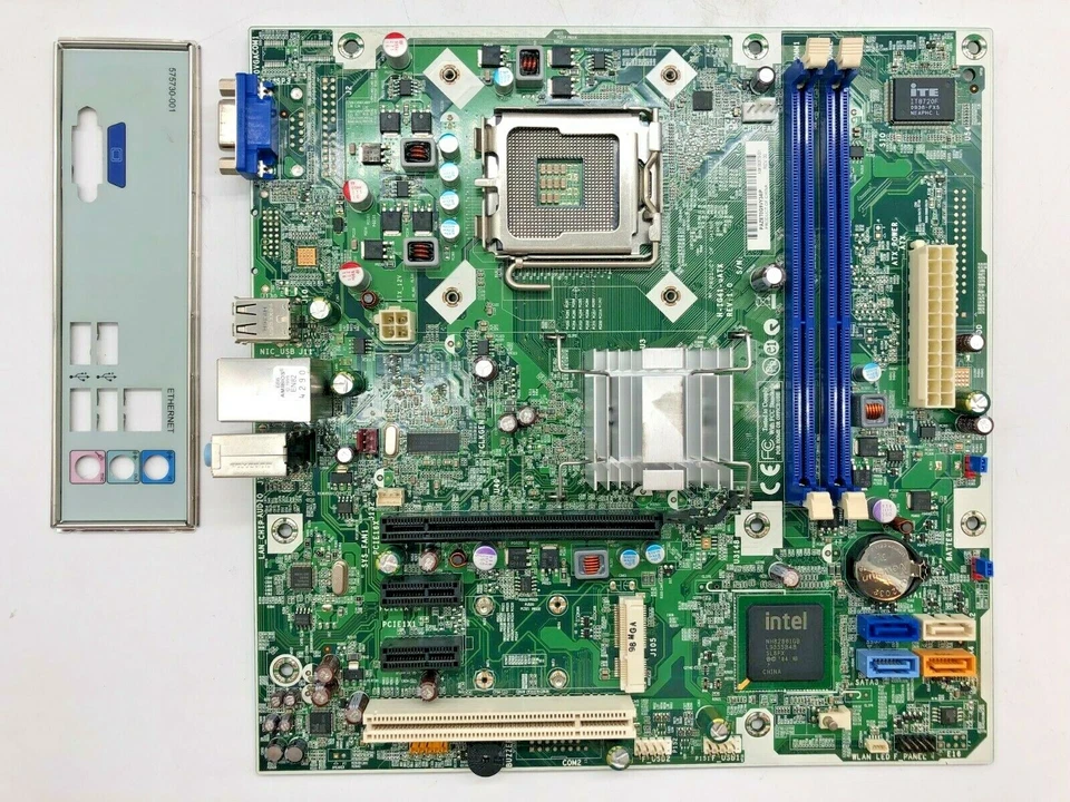 HP IPXSB-DM 699340-001 REV:1.02 DDR3 -mini ITX-Sockel 1155-mit I/O Shield #M2965 - Bild 1 von 4