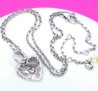 Brighton Sentiments Heart Love Life Necklace New $78 Jewelry - Image 1 of 4