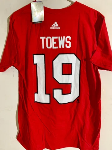 adidas  NHL T-Shirt Chicago Blackhawks Jonathan Toews Red sz XL Cover
