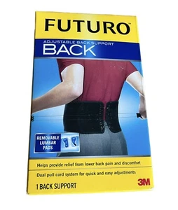 FUTURO Adjustable Back Support Belt, Moderate Support Removable Lumbar Pads 3M - Picture 1 of 3