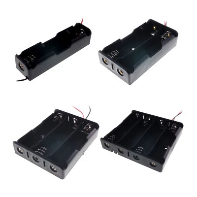 18650 Battery Holder For 1 or 2 Rechargeable Batteries SERIAL/SERIES 3.7v-14.8v - Image 1 of 4