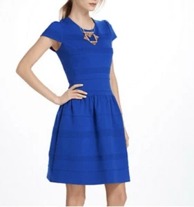 Anthropologie Girls From Savoy Fit & Flare Damenkleid mit Biesen – 10 – 1D1791 - Bild 1 von 4