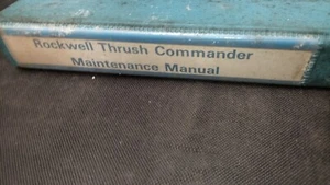 Rockwell Thrush Commander model S-2R Maintenance manual - Picture 1 of 3