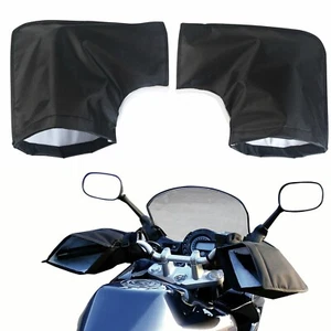 Waterproof Motorcycle Motorbike Scooter Gloves Warm Handlebar Mitts Muffs Cover - Picture 1 of 5