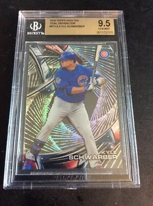 2016 Topps High Tek Tidal Diffractor #HTKS Kyle Schwarber BGS 9.5 Gold Label - Bild 1 von 4