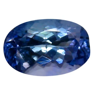 0.97 ct Beautiful Oval Cut (7 x 5 mm) Un-Heated Bluish Violet Tanzanite Gemstone - Picture 1 of 1