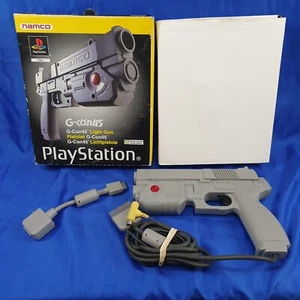 ps1 G-CON45 Light Gun BOXED inc Adapter NAMCO G-Con 45 GCon PAL Version - Picture 1 of 16