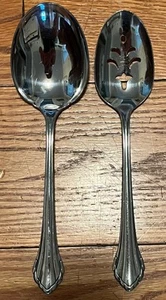 Vintage Oneida Community Clarette Set Servierstücke (Kasserolle & Löffel Löffel - Bild 1 von 3