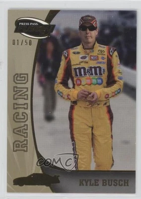 2009 Press Pass Fusion Gold /50 Kyle Busch #64 - Image 1 of 2