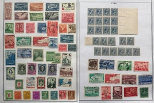 Lot of Caribbean Spanish Country Old Postage Collectible Stamps Used/MH - Picture 1 of 2