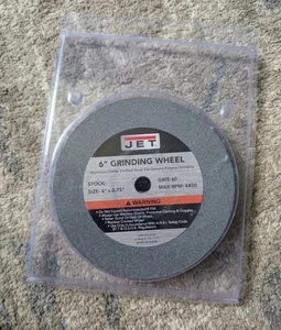 JET 6" Grinding Wheel 6" X 0.75" Grit 60 General Purpose Bench - Picture 1 of 5