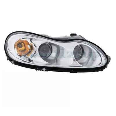 For 2002-2004 Concorde Front Right Headlight Amber & Clear Plastic 4780014AE Q Foto 1 de 4