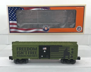 Lionel 2201350 TCA METCA 2022 Veterans Freedom Isnt Free BoxCar O Gauge Club NEW - Picture 1 of 14