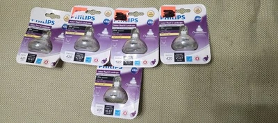 Quanity 5 (Five) PHILIPS Glass 50 Watt MR16 Replacement GU5.3   - Image 1 of 3