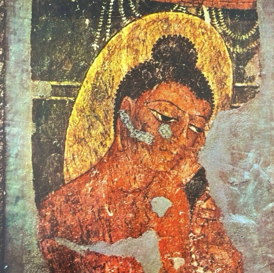 Buda Original Antigo Vintage Fine Art ÍNDIA Impressão Pôster Ajanta Cavernas Parede - Imagem 1 de 4