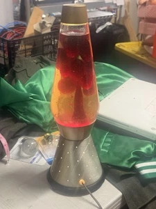 Vintage Century Starlight Lava Lamp Red Gold 17" Size Tested Works w/ New Bulbs - Picture 1 of 14