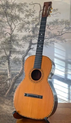 Bruno Parlor Guitar, "0" size, vintage 1900-1930, for repair - Image 1 of 4