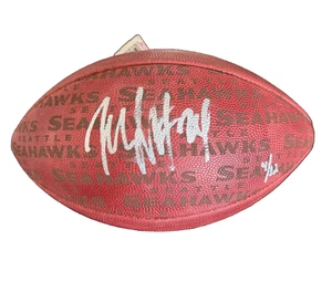 🏈Marshawn Lynch Signed Seahawks Duke Showcase Football Limited edition 4 of 12 - Picture 1 of 10