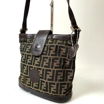 FENDI Vintage Zucca Canvas Mama Bucket Tote Shoulder Bag - Image 1 of 4