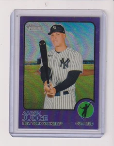 2022 Topps Heritage Purple Refractor #44 Aaron Judge - New York Yankees - Bild 1 von 1