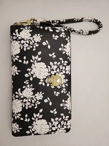 Skull/Floral Zip Around Wallet 8x4 - Picture 1 of 4