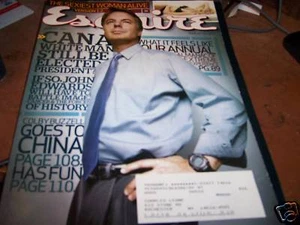 Esquire Magazine Aug 2007 Senator John Edwards - Picture 1 of 1