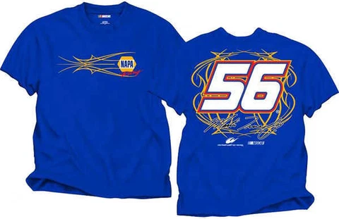 Martin Truex Jr 2013 Checkered Flag Sports #56 NAPA Fan Tee FREE SHIP Cover