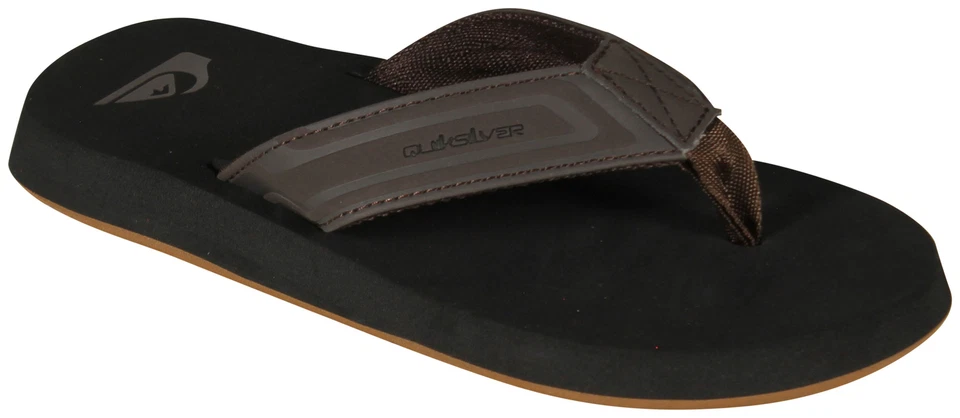 Sandalia Quiksilver Mono Llave Núcleo Niño - Marrón/Goma - Nueva Foto 1 de 1