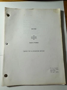 COOL BEANS BLOWOUT: Seltener 1976er Drehbuchentwurf für die TV-Serie EXO-MAN Box 9 FH - Bild 1 von 10