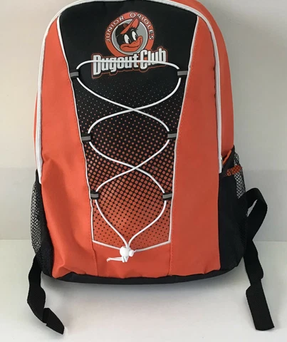 Baltimore Orioles Dugout Club Canvas Backpack for Youth Nice and Clean Cover