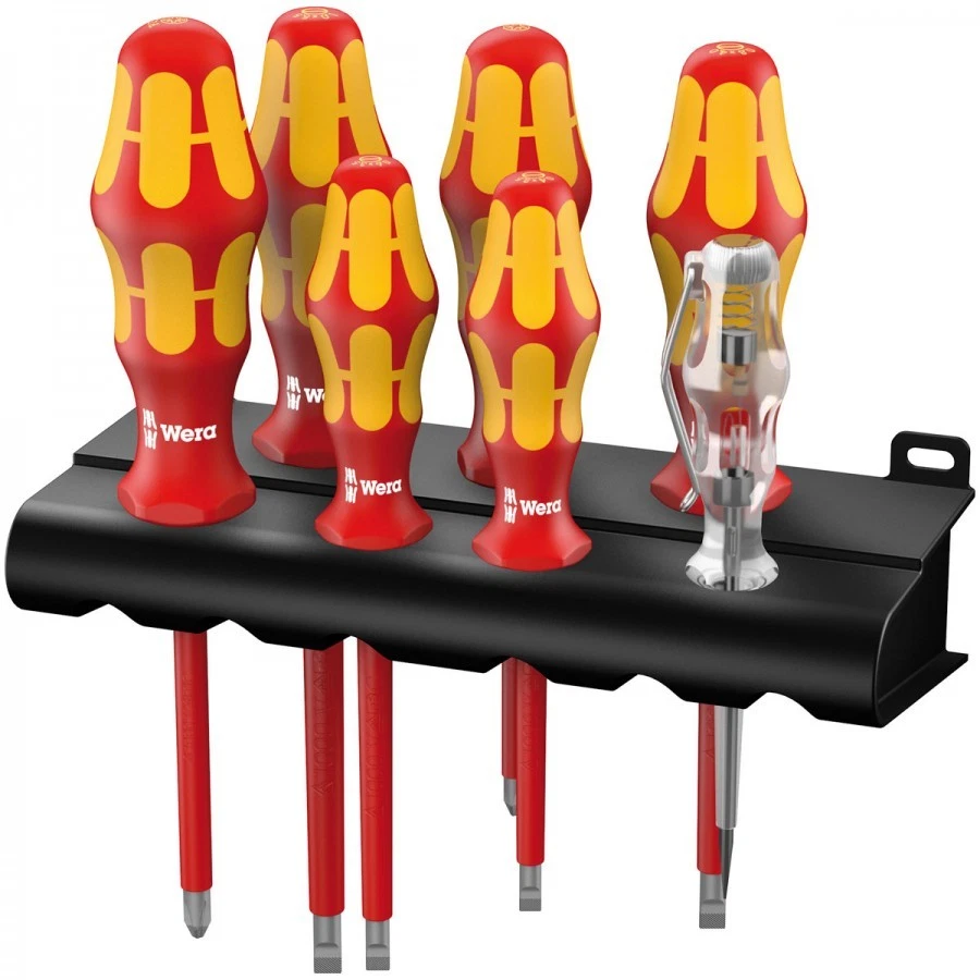 Wera 006148 Kraftform 7 Piece 1000V Insulated VDE Screwdriver Set - Image 1 of 1