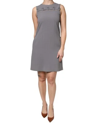 Vestido EMPORIO ARMANI Gris Cuello Redondo Sin Mangas Línea A Mini IT40/US6/S 590usd Foto 1 de 4