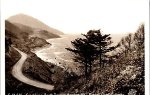 Vintage RPPC Postcard Coast Line Humbug Mt Oregon OR Sawyer Photo Curry County - Picture 1 of 3