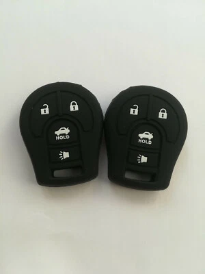 Cubierta de llave negra 2 piezas para Nissan Versa Sentra 2013-2019 NV200 NV1500 CWTWB1U751 Foto 1 de 2