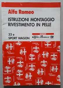 Alfa Romeo 33 Sportwagon Leder Polster Montageanleitung - Bild 1 von 5