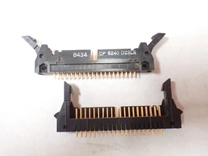 Midland Ross 40 WAY IDC Latched Connector 2.54mm Straight, Gold Contacts x2 - Picture 1 of 8