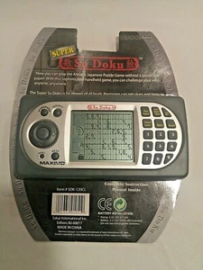 Maximo Super Sudoku Handheld Electronic Puzzle Game - 16,000 Puzzles - Picture 1 of 3