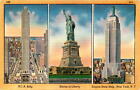 Carte postale vintage : Iconic New York City Skyline